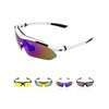 LOLOON Cycling Glasses for Men Women Youth, UV Protection Sports