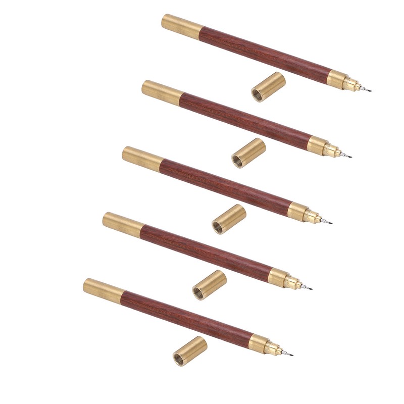 5PCS Portable Scriber Pen Carbide Tip Woodworking Pen for Marking