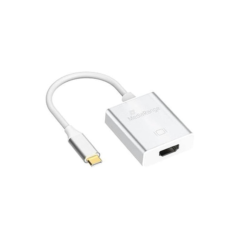 MediaRange USB Type-C 3.1 to HDMI Converter Silver