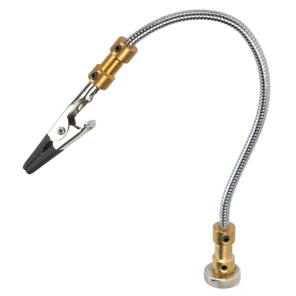 Single Arm Soldering Helping Hands with Magnetic Base Adjustable Third