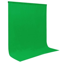 Chromakey Green Back 1.5 x 2m Green Background for Photography zoom Virtual Background Green Screen No Shedding Solid Color Photography Backdrop Sheet 100% Polyester Background 150x200cm