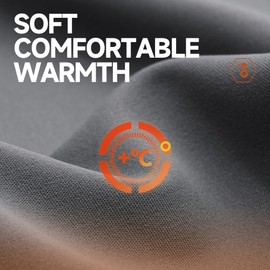 SAITAG Ski Mask Winter Balaclava Warm Long Hem Full Face Mask for Men Women, Cold Weather Gear for Skiing Motorcycling Grey