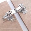 2-Pack 165 Degree Frameless Cabinet Corner Door Hinge Fully Covered