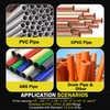 Premium 9-Piece PVC Pipe Reamer Kit, Includes Sizes 1/2", 3/4",