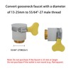 3 Pcs Universal Faucet Adapter, Kitchen Sink Hose Adapter Faucet