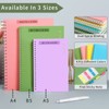 EMSHOI College Ruled Spiral Notebook, 4 Pack 5.7" x 8.22"
