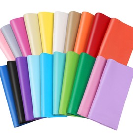 100 Sheets Coloured Tissue Paper 50x70 cm/20x27.6 in, 20 Colors Large Tissue Paper Sheets for Packaging Gift Tissue Paper for Wrapping Gifts Arts Crafts Decorations