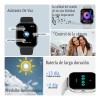 Reloj Inteligente Mujer Hombre Llamadas Bluetooth Smartwatch