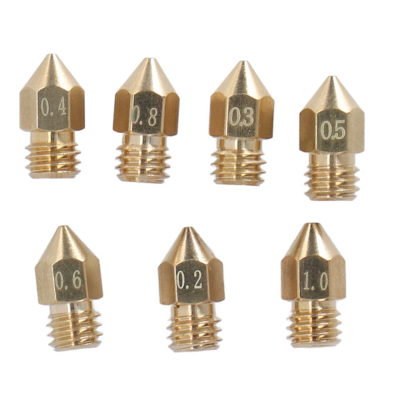 35 Pcs Set 3D Printer Nozzle Cleaning Kit MK8 Brass