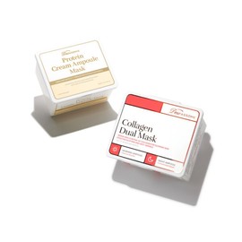 (Hyundai Home Shopping) Density + Elasticity Dewsome Double Composition (1 Protein Ampoule Mask + 1 Collagen Dual Mask) / (현대홈쇼핑)밀도+탄력 듀어썸 더블 구성 (단백질 앰플 마스크 1개 + 콜라겐 듀얼 마스크 1개)