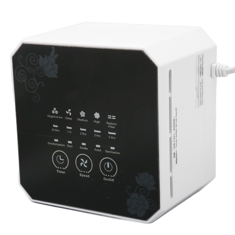 Small Air Purifier Multifunction Quiet Efficient Desk Mini Air Purifier