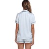 Serenedelicacy Women's Satin Pajama Set 2-Piece Sleepwear Loungewear Button Down