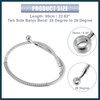 TUCKBOLD 23.62" Length 10mm ID Motorcycle Hydraulic Brake Line Oil