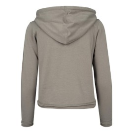 Urban Classics Women's Cropped Terry Hoodie, Army Green