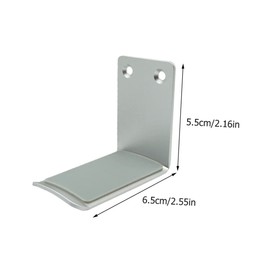 DOITOOL 2pcs Headphone Stand Clamp for Over The Ear Headphones Aluminum Alloy Headset Holder Desk Mount Headset Rack Noise Cancelling