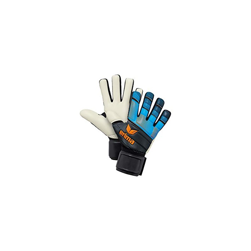 Erima Unisex's Goalkeeper Training Nf Skinator, Curacao/Fluo Orange/Black, Size 12
