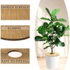 Medonala Bamboo Plant Pot Cover，Indoor Plant Protector from Animals,Flowerpot Decorative