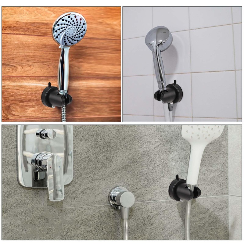 Shower Head Holder Removable Wall Mount Holder with Vacuum Suction
