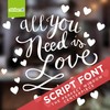 All You Need is Love Large Static Cling Window Sticker