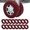 loooghom 16Pcs Luggage Wheel Covers,Silicone Suitcase Cover for 2-2.4'' Spinner