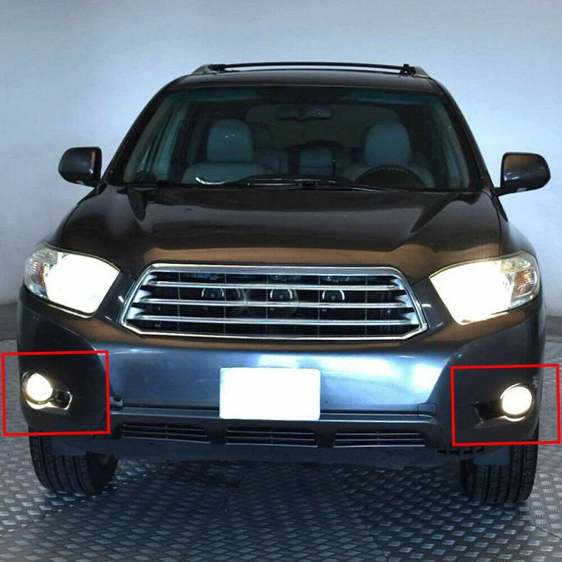 PIT66 2X Front Bumper Fog Lights W/Switch + H11 Bulb