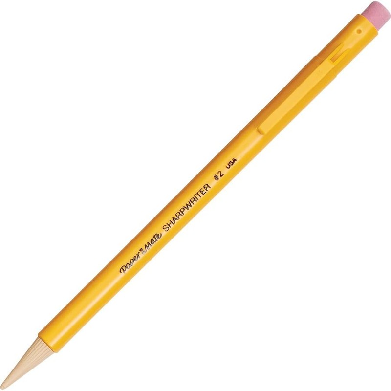 Paper Mate Sharpwriter 0.7 mm Mechanical Pencils, Yellow Barrel -
