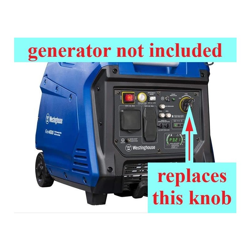Compatible replacement knob for Westinghouse 4500 watts (iGen4500) inverter generator