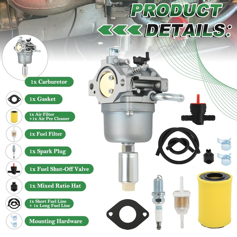 Carburetor Fit for Craftsman 500CC T110 17.5HP 42-in Riding Mower