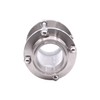 DERNORD In-Line Sight Glass with Clamp End,Flow Sanitary Straight Sight