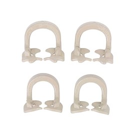 Abrazadera de Matrices Dentales, Fijación Abrazadera de Presa Dental Limpieza a Alta Temperatura Marrón 4 Piezas Separación Reducción de Infecciones para Cirugía Dental