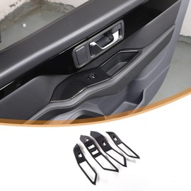 Hudiriy Window Glass Lift Switch Frame Interior Protection Accessories Compatible with Ineos Grenadier 2020-2024 Window Glass Lift Button Decorative Frame Stickers Decals (Carbon Fiber Pattern)