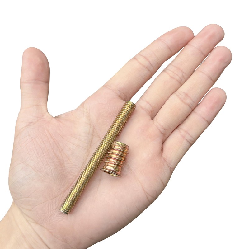 10 PCS M8 x 80mm Fully Threaded Screw Rods with