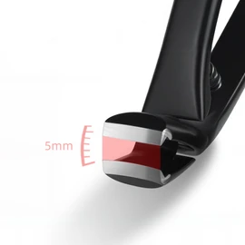 Toe Nail Clippers for Thick Nails Seniors, Angled Head, Wide Jaw Heavy Duty