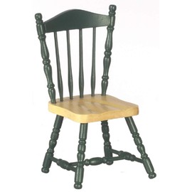 Melody Jane Dollhouse Miniature Kitchen Dining Room Furniture Classic Oak Side Chair