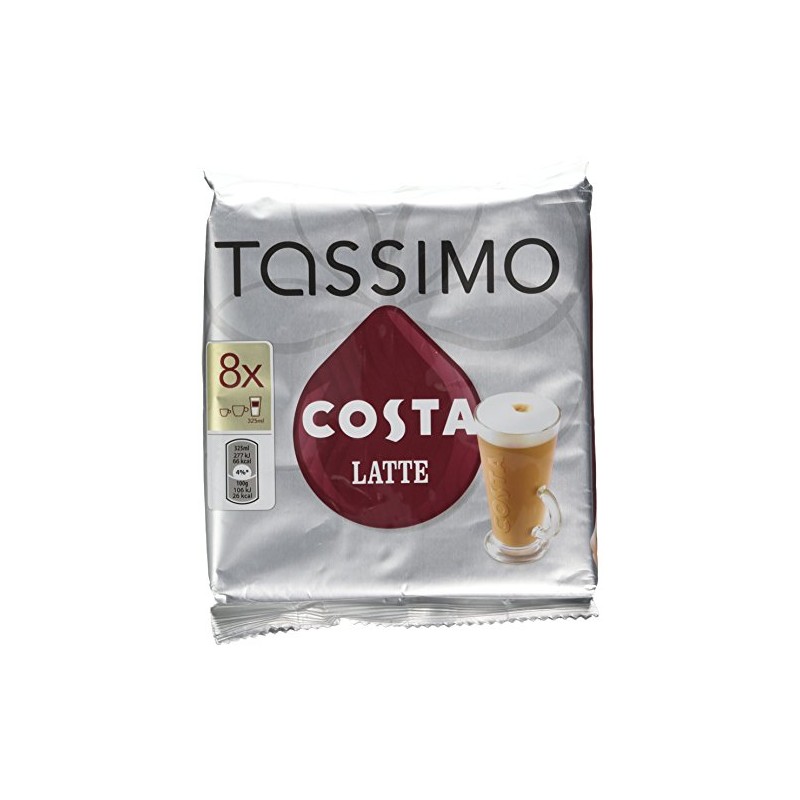 Tassimo Costa Latte 16 T-discs (Extra Large Cup Size) 8