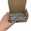 Pack of 40 DIN 933 Steel Hexagon Screws M8 x