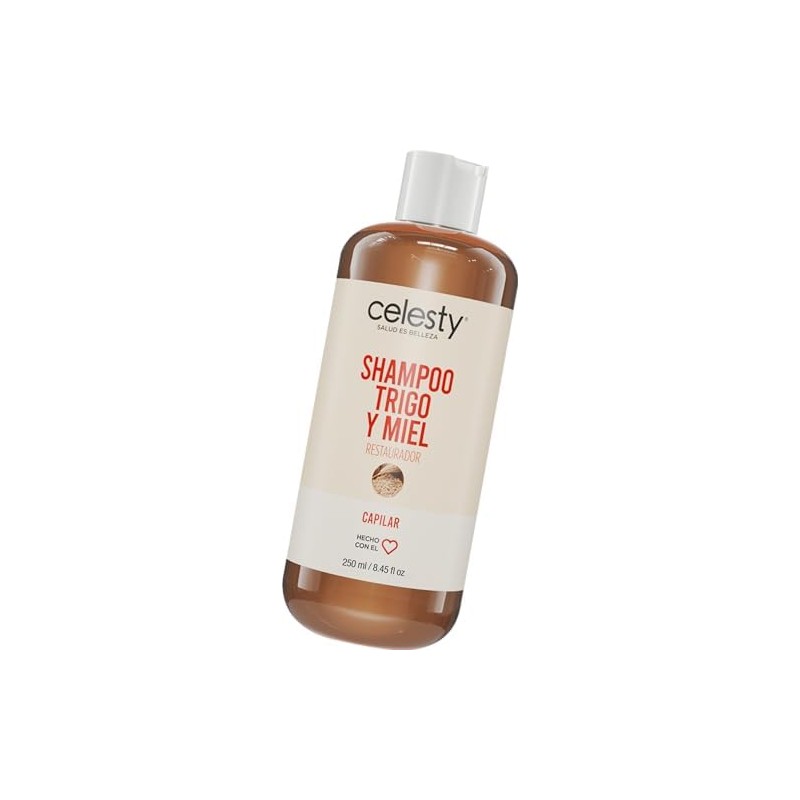 CELESTY Shampoo sin Sulfatos y Parabenos - Shampoo De Trigo
