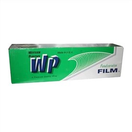 Plastic Food Wrap Film Roll in Cutter Box – 12" x 2000', Clear, Food-Safe, Easy Dispensing, Ideal for Kitchen and Commercial Use