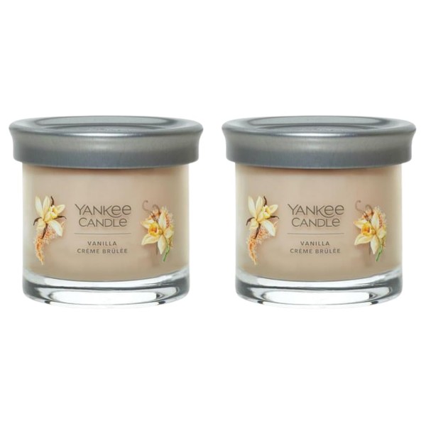 Yankee Candle Small Tumbler Scented Single Wick Jar Candle, Vanilla