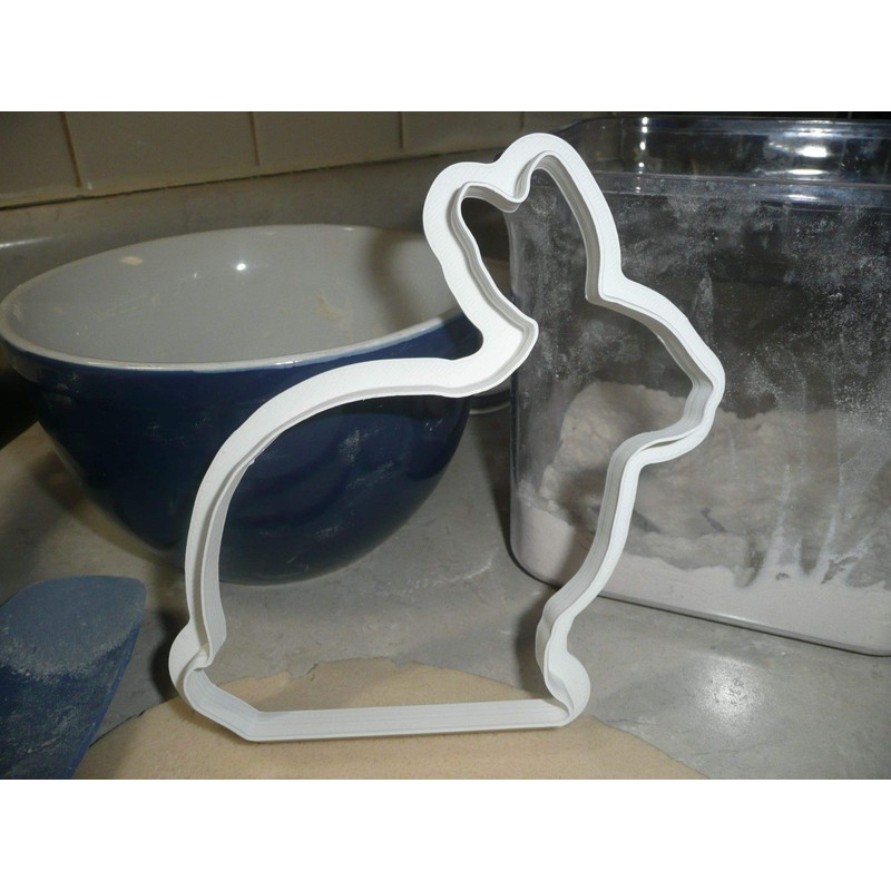 LARGE EASTER BUNNY RABBIT COOKIE CUTTER MADE IN USA PR217