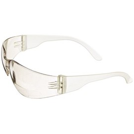 Gateway Safety 46MM15 StarLite MAG Safety Glasses, 1.5 Diopter Magnification, Clear In/Out Mirror Lens, Clear Temple