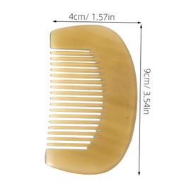 FOMIYES Smoothing Anti-static Goat Horn Comb Hair Care Tool for Women's Fine Hair