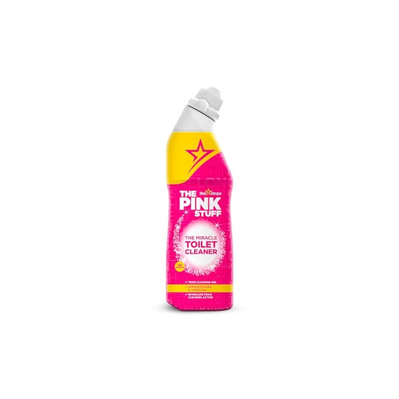 The Pink Stuff Miracle Toilet Cleaner, 750ml – Powerful Stain-Removing
