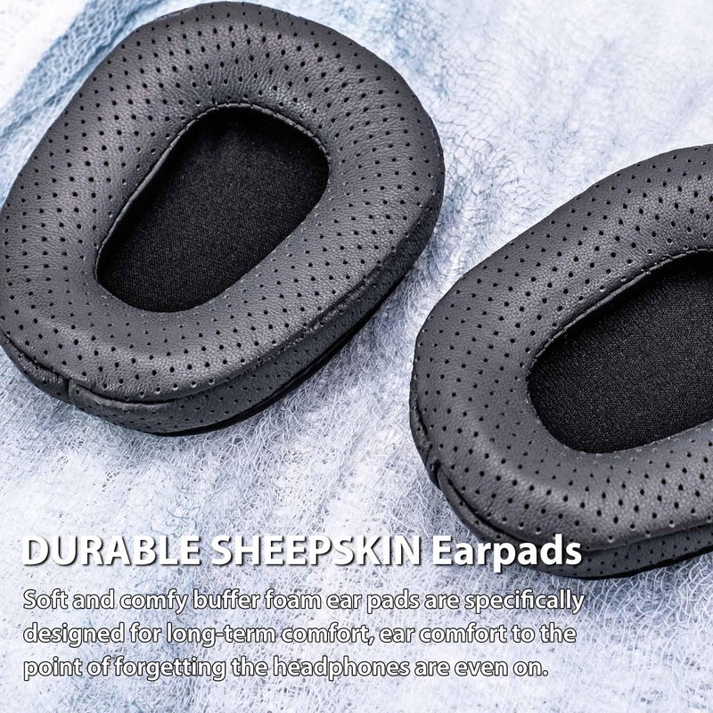 B450-XT B550-XT Replacement Ear Pads Sheepskin Leather Ear Cushion Compatible