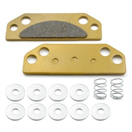 ASTROSYNC Parking Brake Pads Kit with Shims & Springs Fit for Polaris Ranger 500 700 800 900 Diesel EV Replace 2203148 2203147