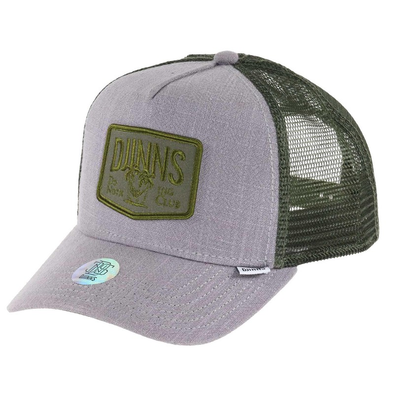 Djinns Trucker Cap HFT Hippy Canvas Red, Mudd