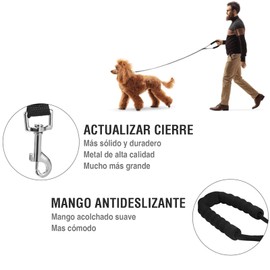 Recall Lead for Dogs Recall Lead 5 m for Large Dogs, Recall Lead with Handle Padding Running Lead for Dogs, Free Handle for Dog Training Dog Lead