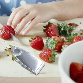 Strawberry Huller - Kitchen Corer Tool | Tomato Corer Tool Strawberry Pitter, Fruit Picker Tools, Stainless Steel Kitchen Tools