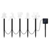 TSLBW Solar Garden Lights 5 Pack Christmas Pathway Lights Outdoor
