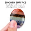 Hoxfly 7 Chakra Crystal Thumb Worry Stone, Polished Chakra Stones,